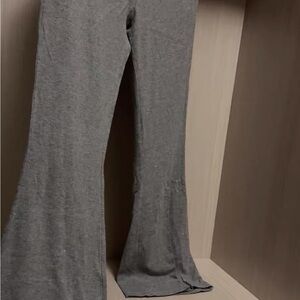 Elegant Gray Flare Pants for Women